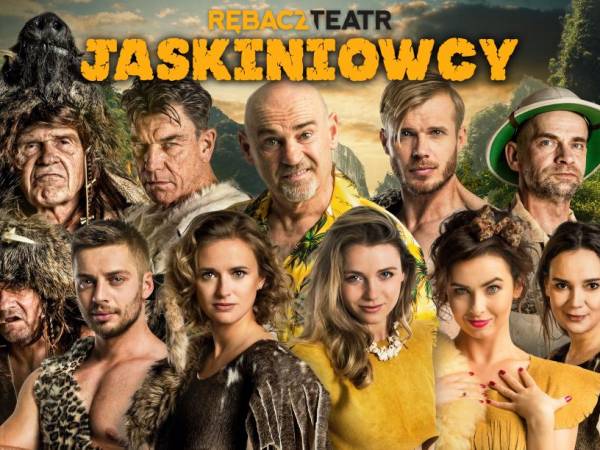 Spektakl „Jaskiniowcy” w auli Towarzystwa Szkolnego w Bielsku-Białej