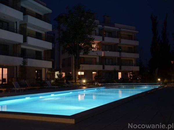 podświetlany basen - Apartament Laguna, Turkus, Mniszek, Ku Słońcu 
