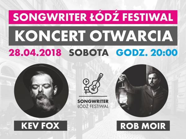 Songwriter Łódź Festiwal: 2018