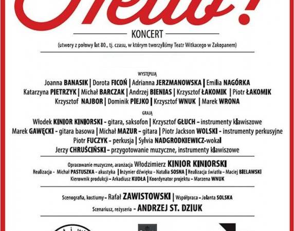 Koncert: Hello! - piosenki z lat '80: Zakopane