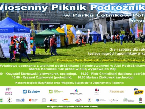 Przyjedź do Krakowa na Wiosenny Piknik Podróżników