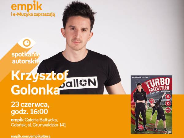 Spotkanie - Krzysztof Golonka w empik Galeria Bałtycka