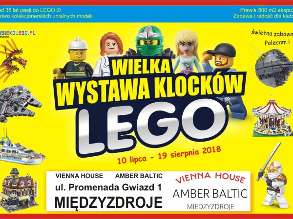 Wystawa modeli z klocków LEGO® w Międzyzdrojach