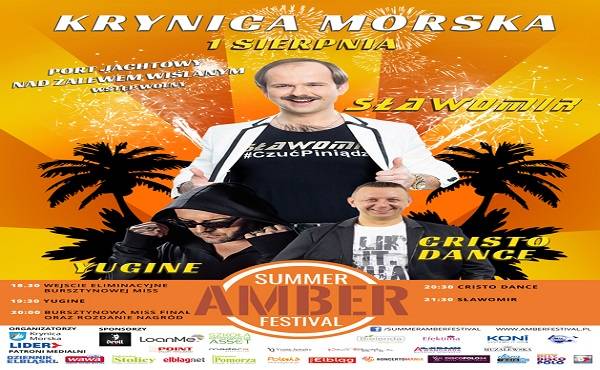 Summer Amber Festival 2018: muzyka disco-dance w Krynicy Morskiej