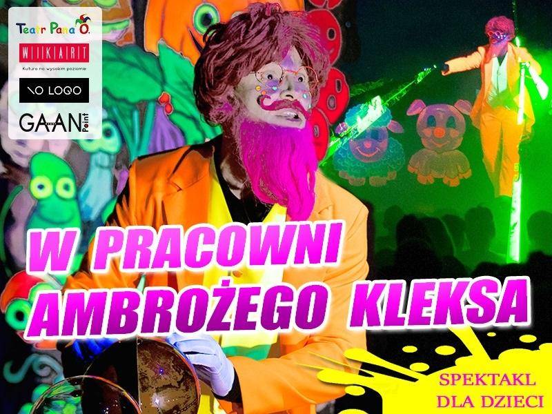 Spektakl „W pracowni Ambrożego Kleksa” w Kinie Apollo w Poznaniu