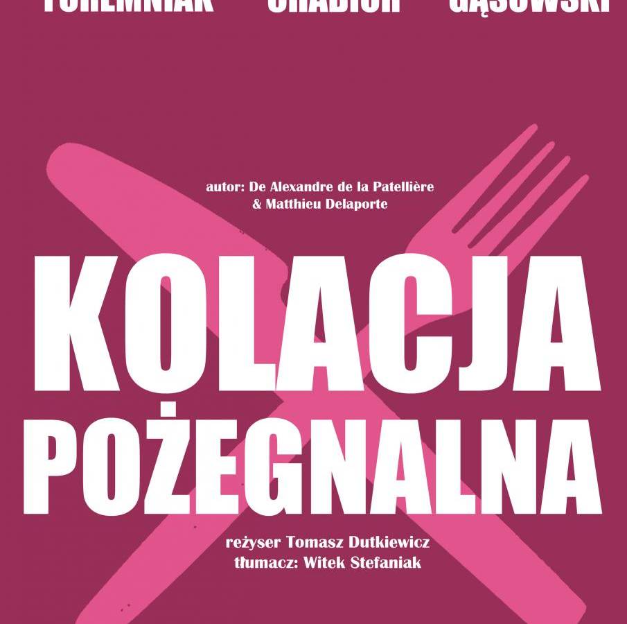 Spektakl „Kolacja pożegnalna” w Kinie Kultura w Wołominie