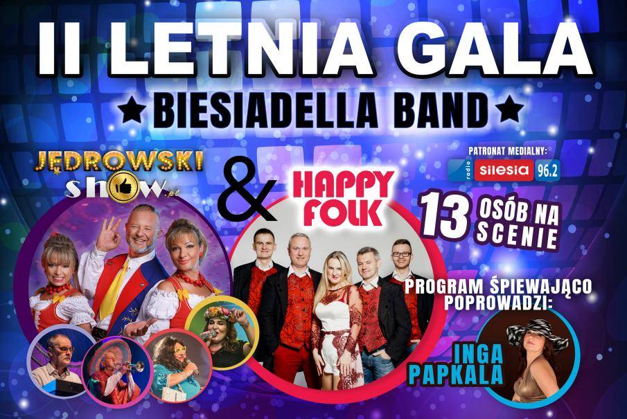 II Letnia Gala Biesiadella Band w Amfiteatrze w Ustroniu