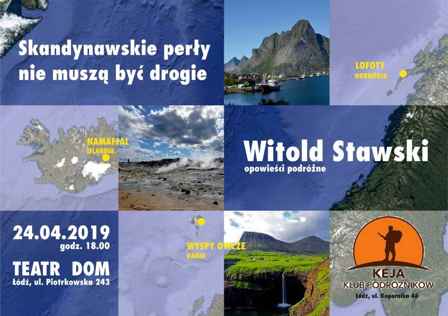 Spotkanie w Teatrze DOM w Łodzi: Witold Stawski - Cuda Skandynawii