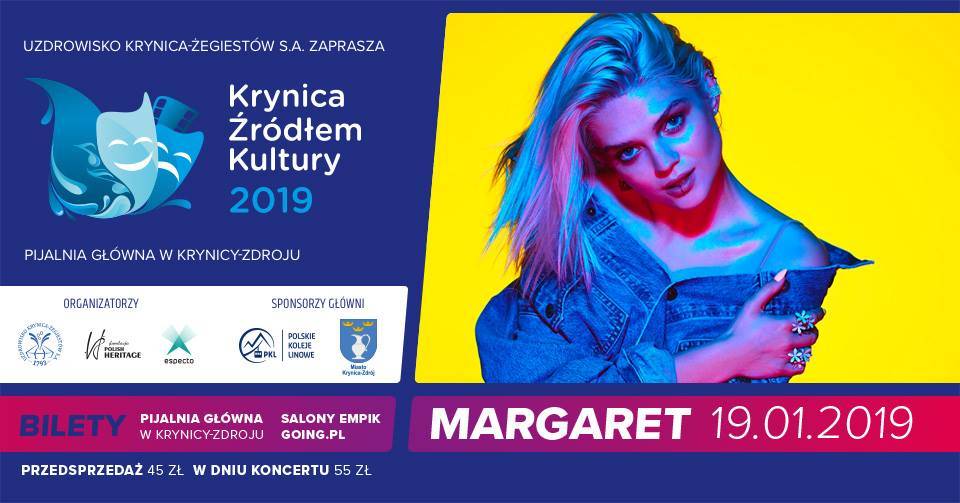 Koncert Margaret w Pijalni Głównej w Krynicy-Zdroju