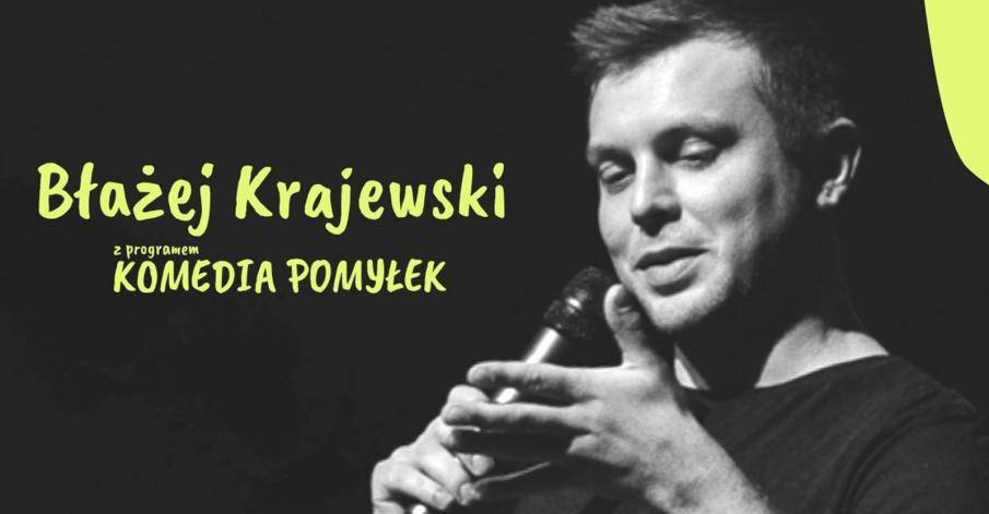 Stand-up Błażeja Krajewskiego w ŻCK w Żurominie: Komedia pomyłek