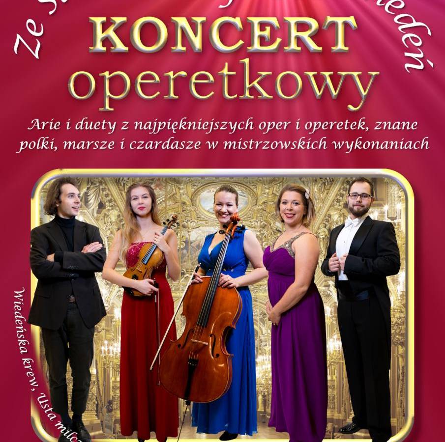 Koncert operetkowy „Ze Straussem przez Wiedeń” w Pałacu Książęcym w Żaganiu