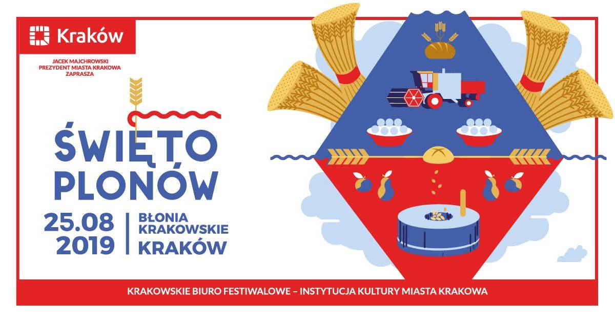 Święto Plonów 2019 na Błoniach w Krakowie
