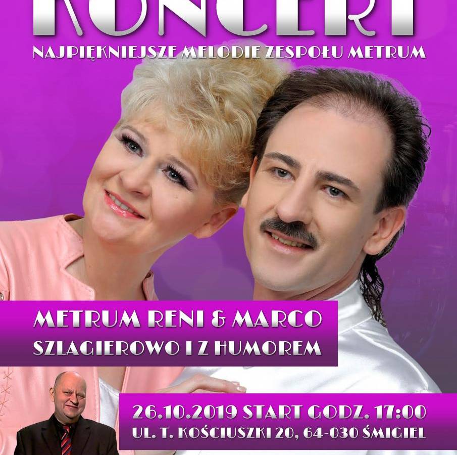 Koncert METRUM Reni & Marco w Centrum Kultury w Śmiglu