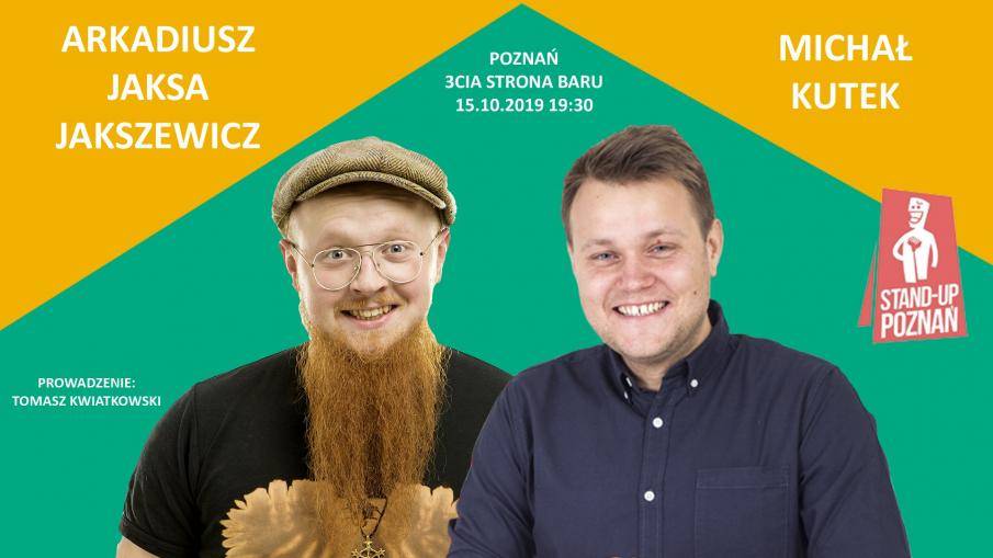 3cia strona Stand-upu w Poznaniu: Michał Kutek i Arkadiusz Jaksa Jakszewicz