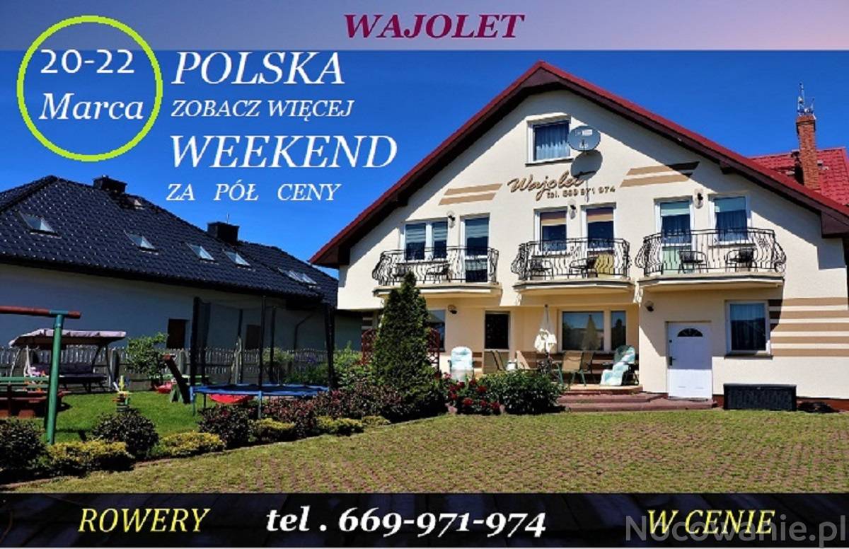 20-22 March POLAND see more WEEKEND for HALF PRICES