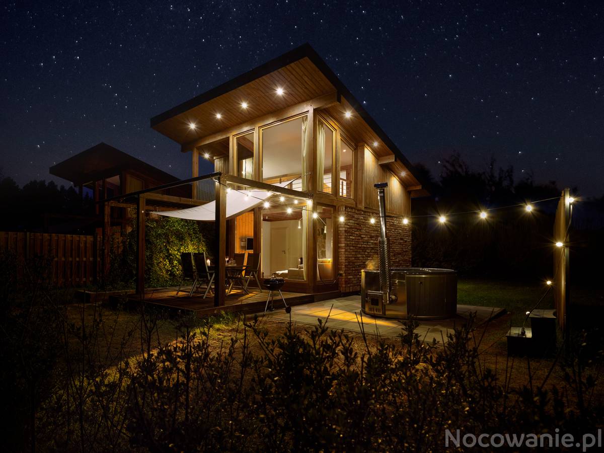 Rezerwat Wielin nad jeziorem (sauna, balia, jacuzzi, basen)