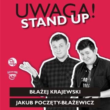 Uwaga Stand Up: Błażej Krajewski, Jakub Poczęty-Błażewicz w Toruniu
