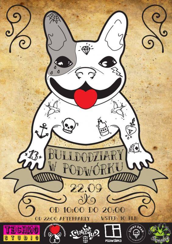 Bulldodziary w Podwórku - tatuujemy dla psiaków!