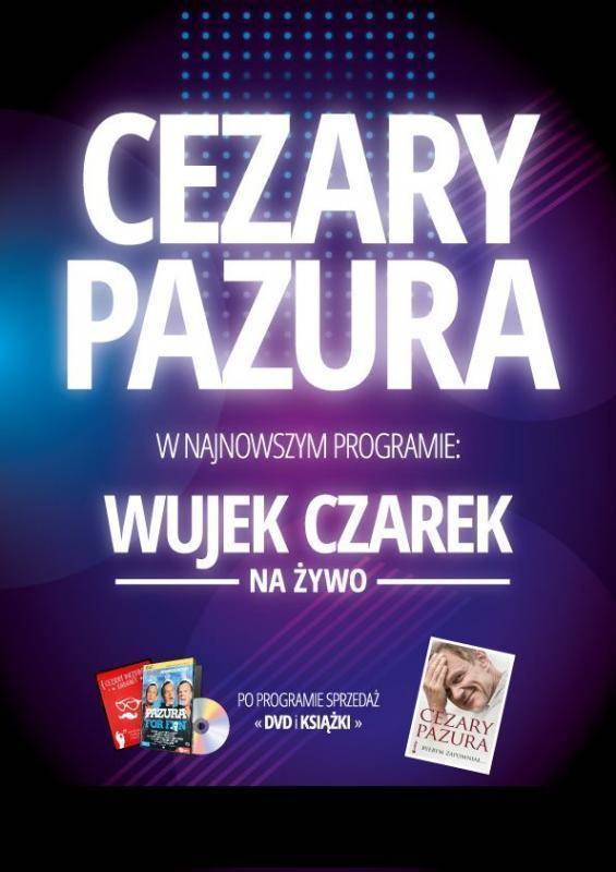 Cezary Pazura z programem „Wujek Czarek na żywo” w Łomiankach