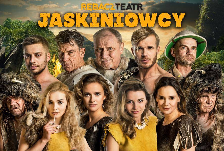 Spektakl „Jaskiniowcy” w Sali Widowiskowej Ratusza Miejskiego w Legionowie