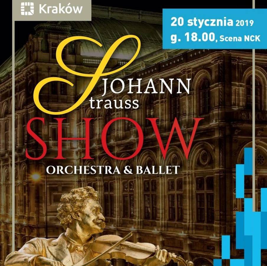Gala Noworoczna „Johann Strauss Show” w Nowohuckim Centrum Kultury w Krakowie