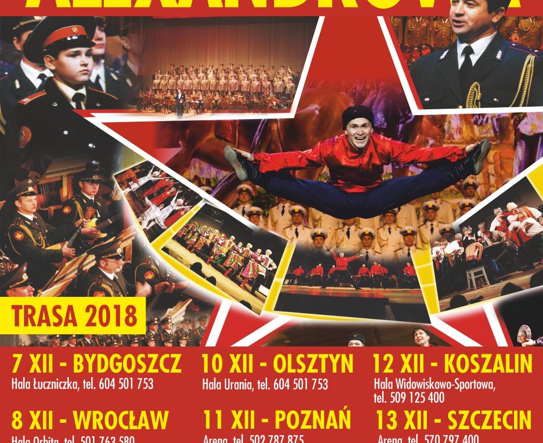 Koncert Chóru Alexandrowa w Atlas Arenie w Łodzi