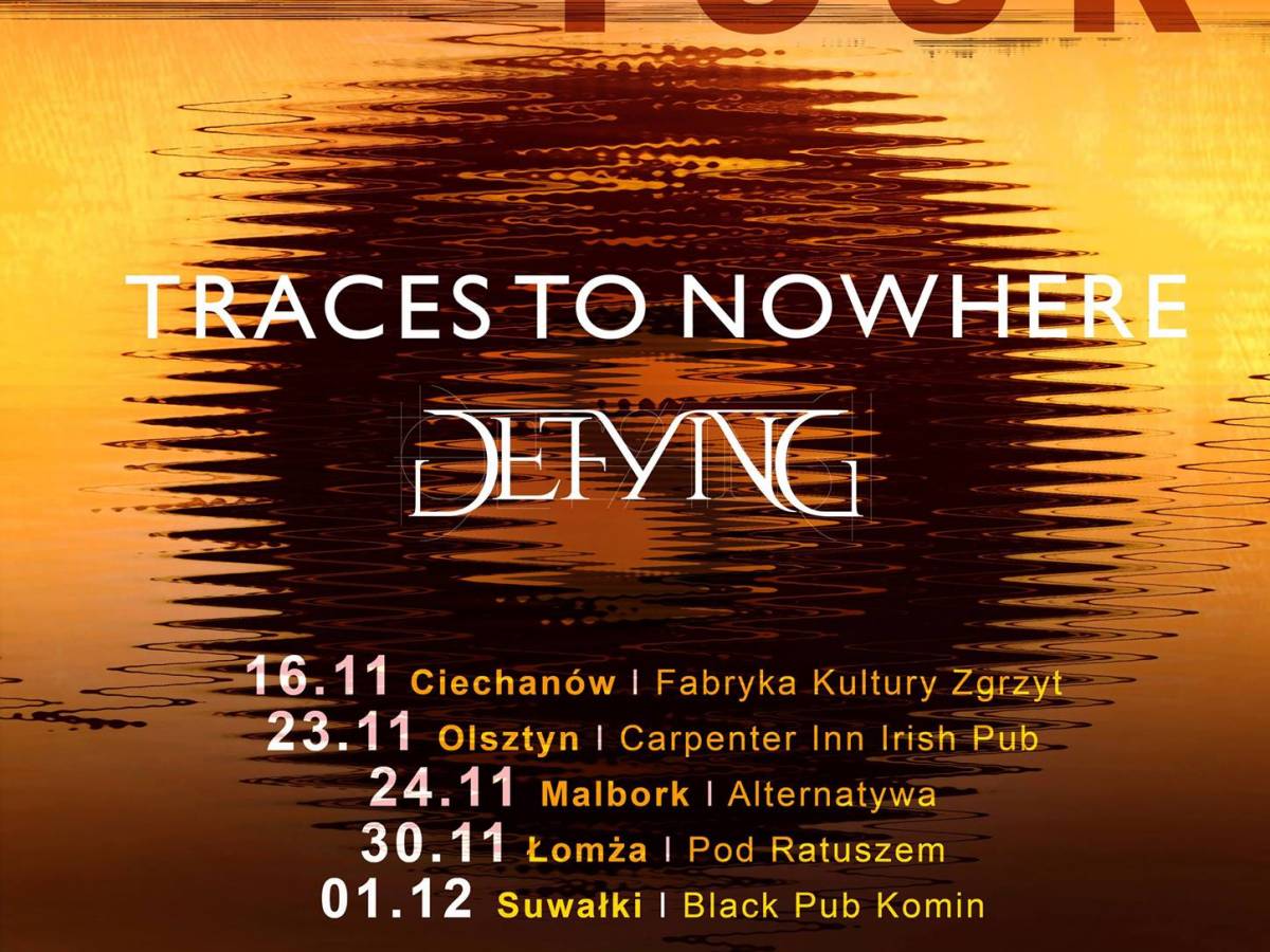 Koncert Traces to Nowhere i Defying w Malborku: The Solarsoid Tour