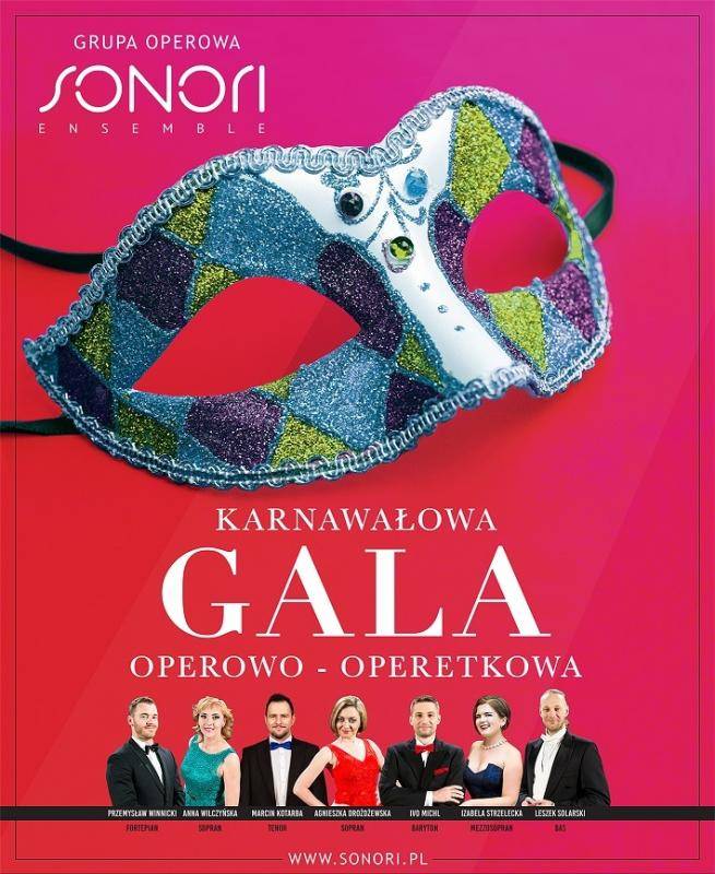 Karnawałowa Gala Operowo-Operetkowa Przemyskim Centrum Kultury i Nauki ZAMEK