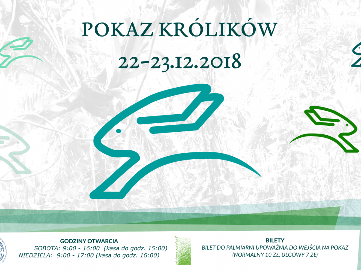 Pokaz Królików Rasowych w Palmiarni Poznańskiej