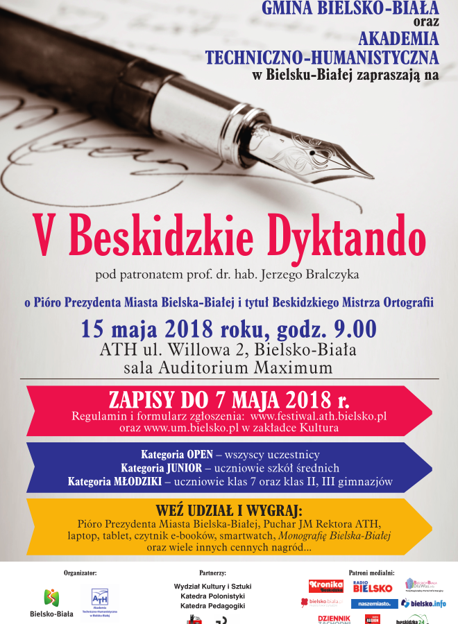 V Beskidzkie Dyktando w Bielsku-Białej