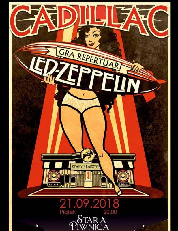 Tribute to Led Zeppelin gra zespół Cadillac - Wrocław
