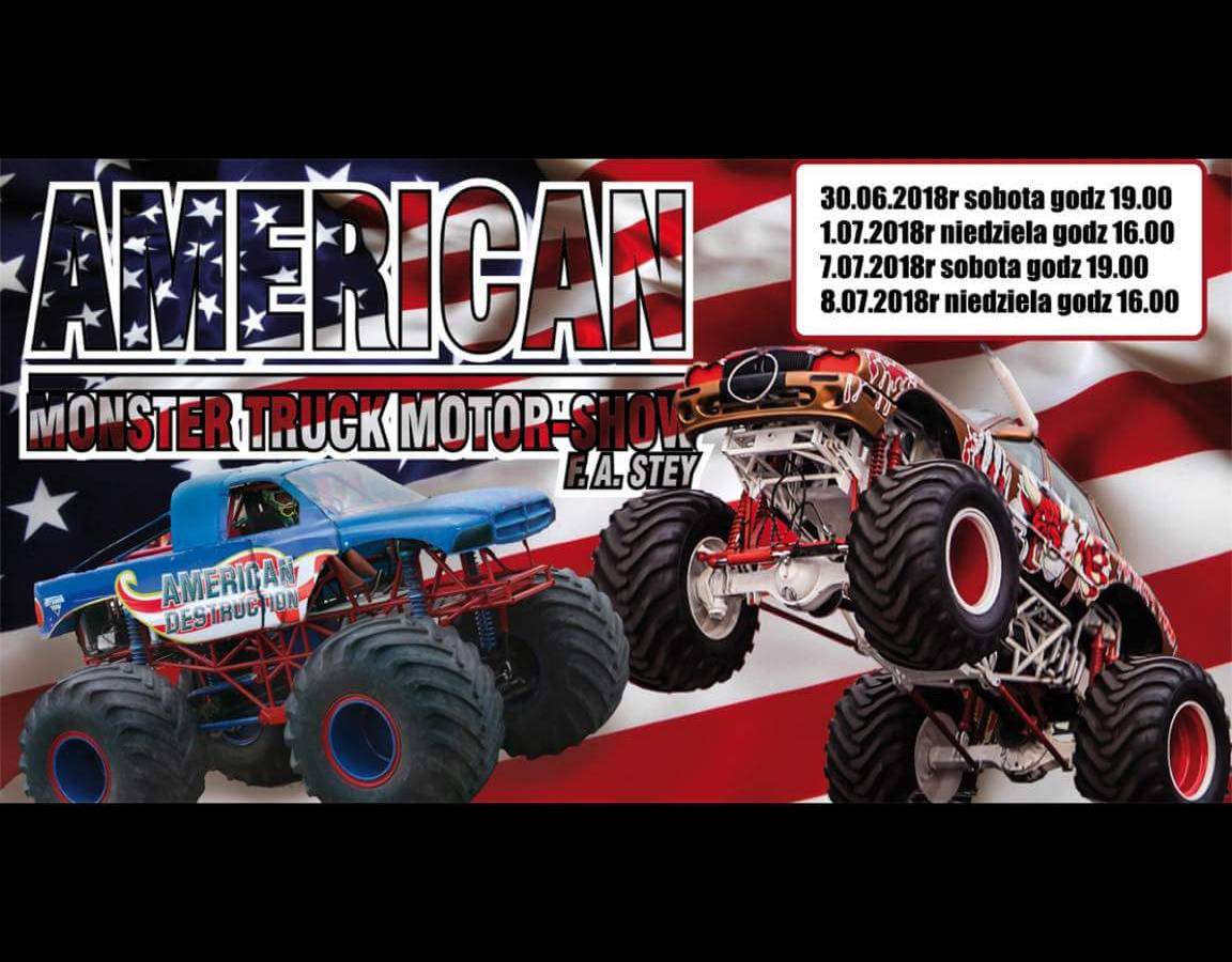 American Monster Truck Motor Show 2018 w Szczecinie