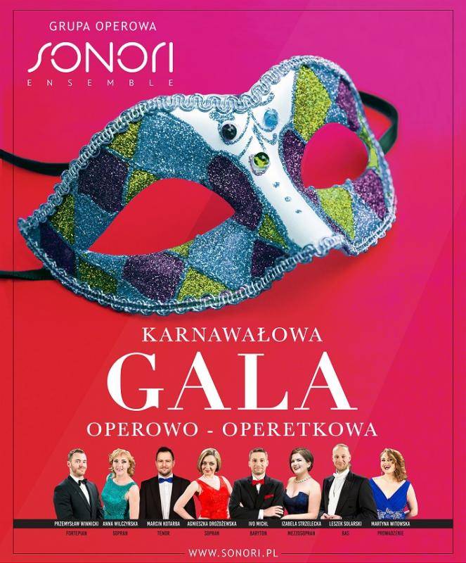 Karnawałowa Gala Operowo-Operetkowa w Bielsku-Białej