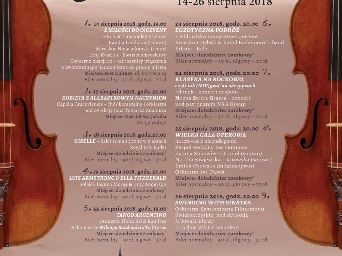 XXVIII Festiwal Muzyka w Sandomierzu: „Tango Argentino”