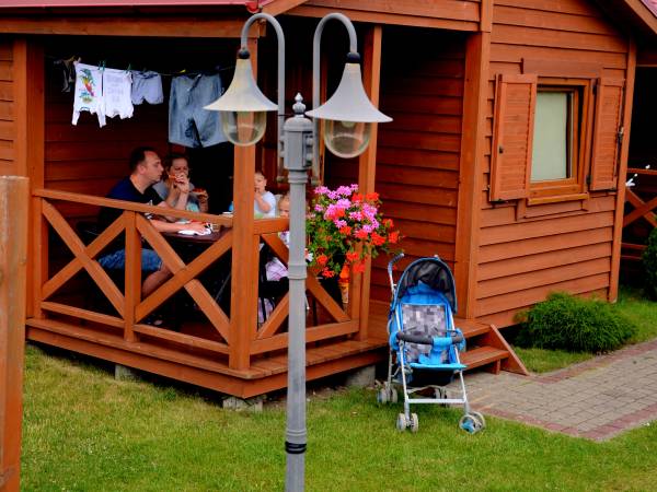 miły czas na tarasie