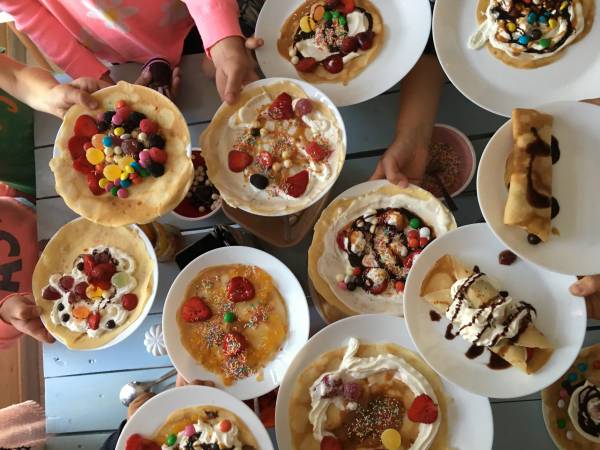 Nalesniki dla dzieci w Kolorowych Domkach