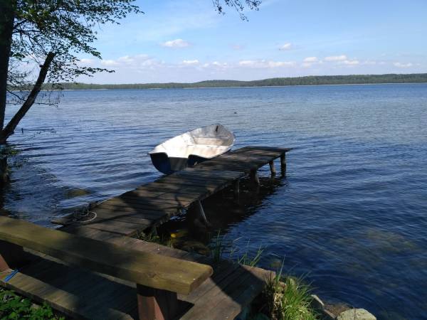 Do wyłącznej dyspozycji gości łódź wiosłowa JOLA