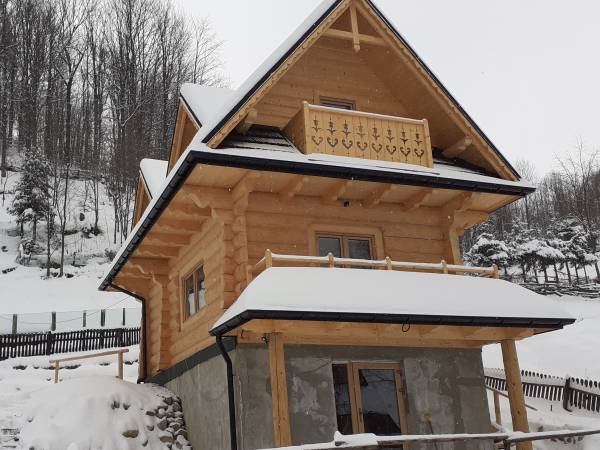 Budynek nowy. Domek wybudowany w roku 2019.