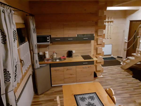 Aneks kuchenny w salonie.