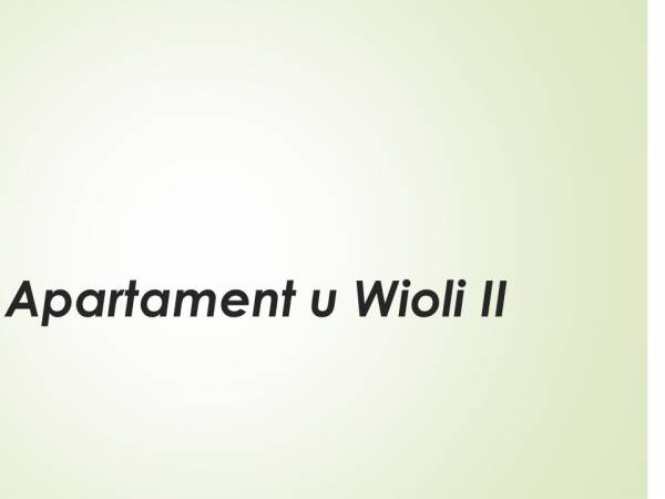 Apartament u Wioli