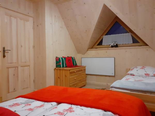 Pokój nr 1. Możliwość spania dla trzech osób.