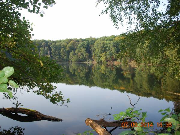 Jezioro Kociołek ok. 500 m od nas