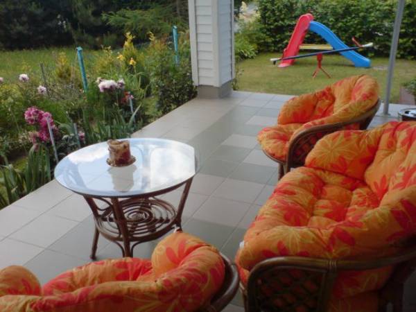 Taras: - 15m kwadratowych.