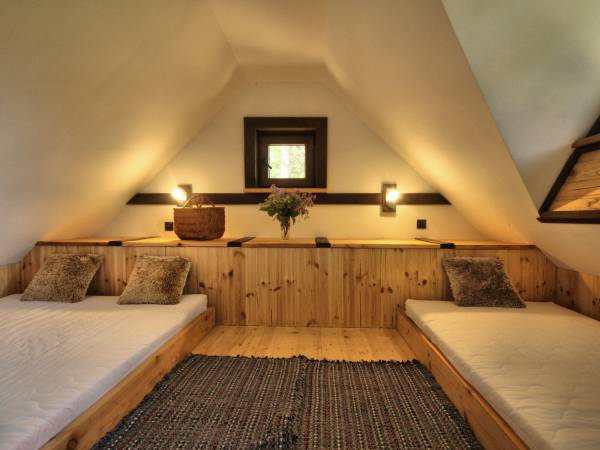 domek 8 osobowy, sypialnia na antresoli