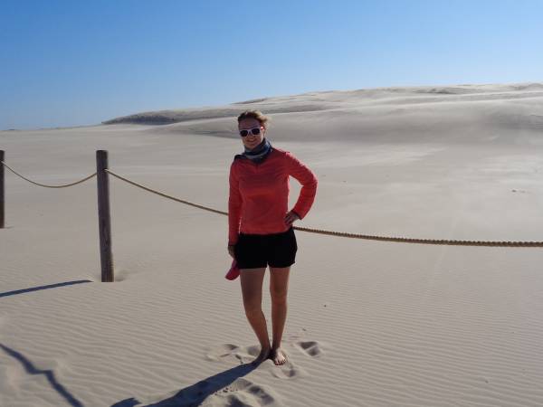 Wydmy ruchome, Góra Łącka 7 km od mieszkania