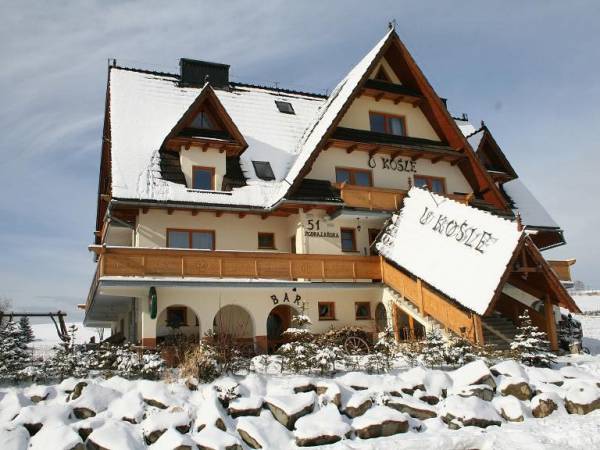 Budynek główny u Kośle (zima)