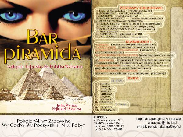 Oto nasze pyszności, które oferujemy Gościom.