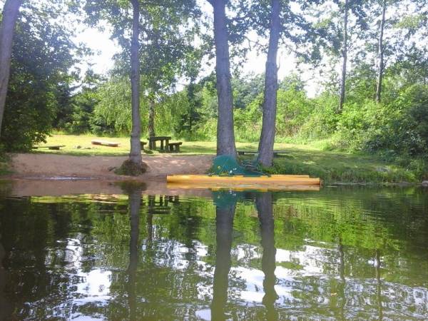 Nasz brzeg z rowerkiem retro