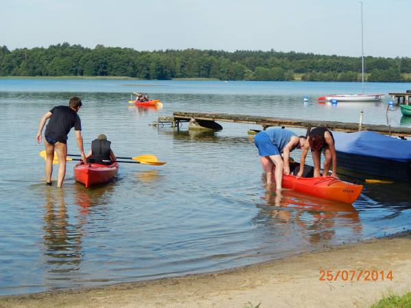 wyprawa kajakiem z miejsca pobytu