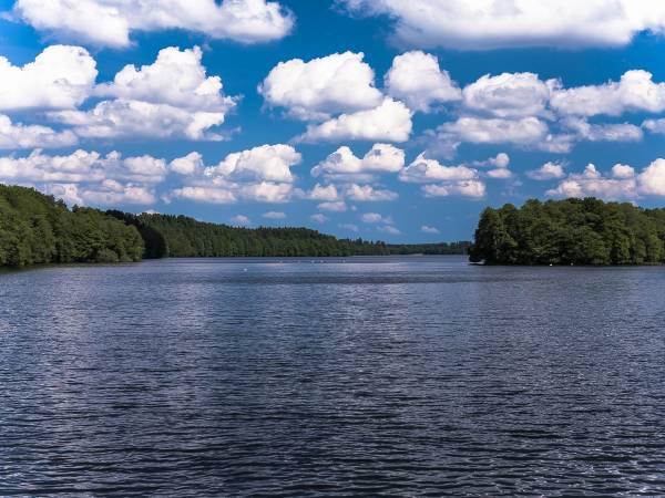 Druga część jeziora Jasień Domku